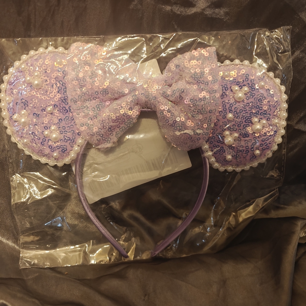 Disney Purple Sequin Mouse Ears